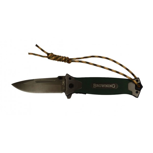 Нож складной для рыбалки, охоты, Browning 364, зеленый